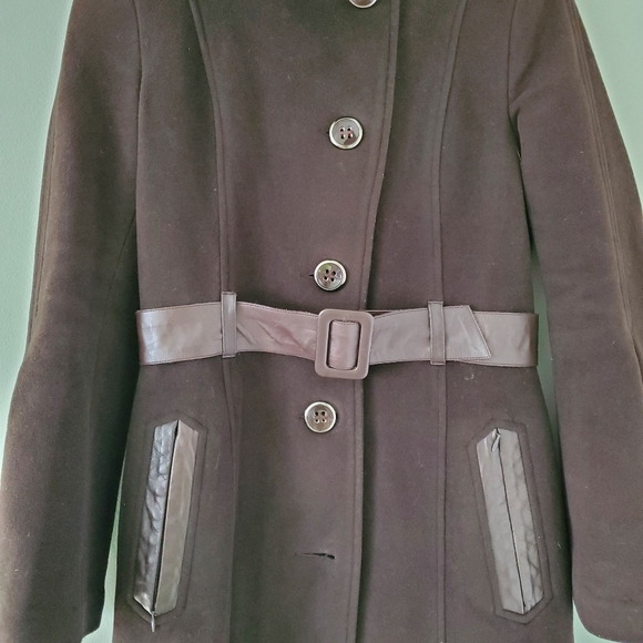 Mackage brown wool blend winter coat sz sm… - Picture 5 of 11